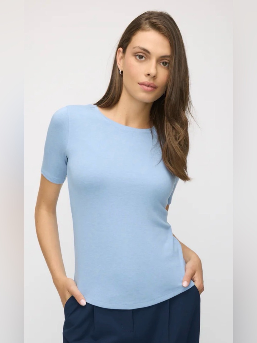 Kit and Ace Light Blue Short Sleeve Crew Tee Size Large